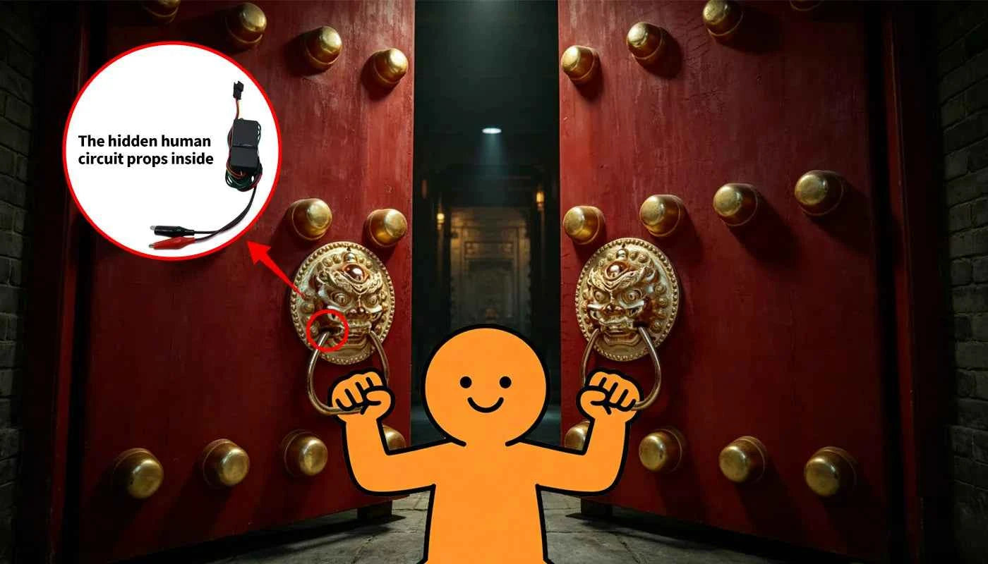 Mystery Studio Escape Room Props Escape Room Game Electronic Puzzle Human Circuit Props 1987 superb