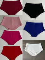 Mid-Rise Bodycon Performance Shorts