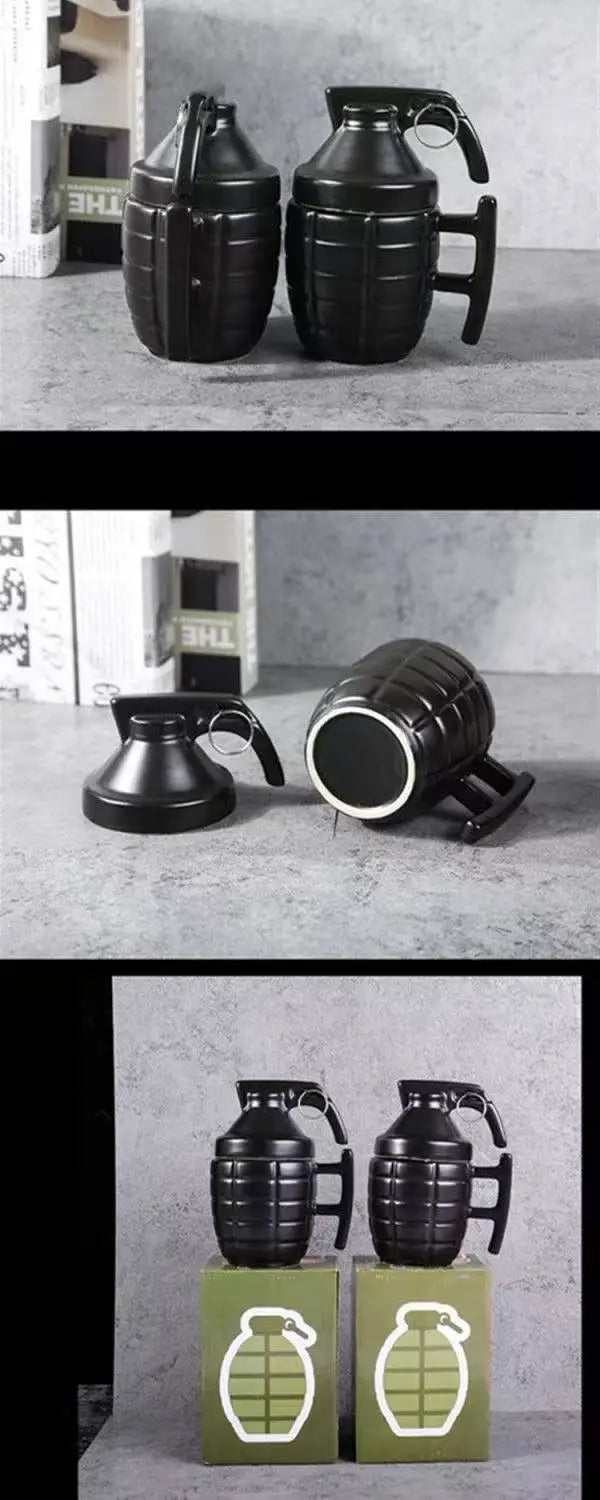 Funny Grenade Ceramic Cup Ins High Beauty Creative Odd Birthday Gift Mug Funny Water Cup