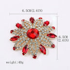Sparkly Rhinestone Floral Sunburst Reusable Nipple Pasties Self-Adhesive Covers