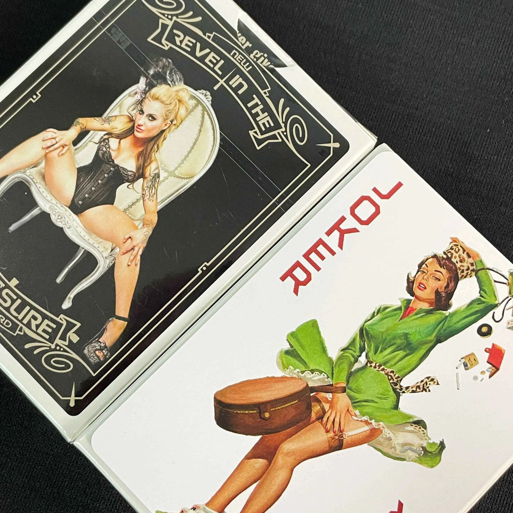 1Set Playing Cards Vintage Sexy Beautiful Lady Playing Cards Printing Board Game Poker Cards interesting Poker for Entertainment