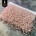 Glass Pearl & Bead Tassel Fringe (5 Yards)
