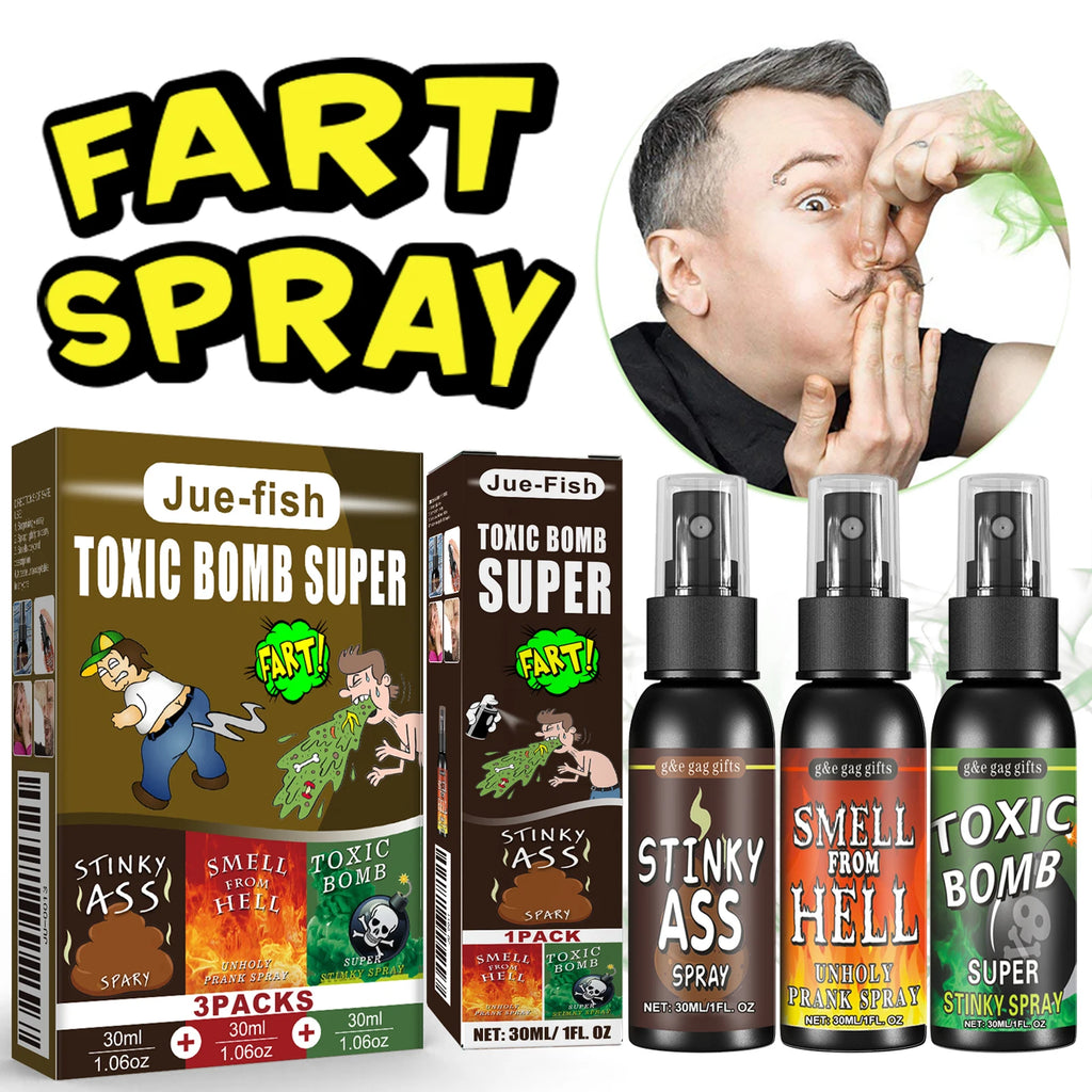 Novelties Liquid Fart Gag Prank Joke Spray Can Stink Bomb Smelly Stinky Gas Joke Sprinkle Prank Family Entertainment Supply by Big Tim's Magic Emporium