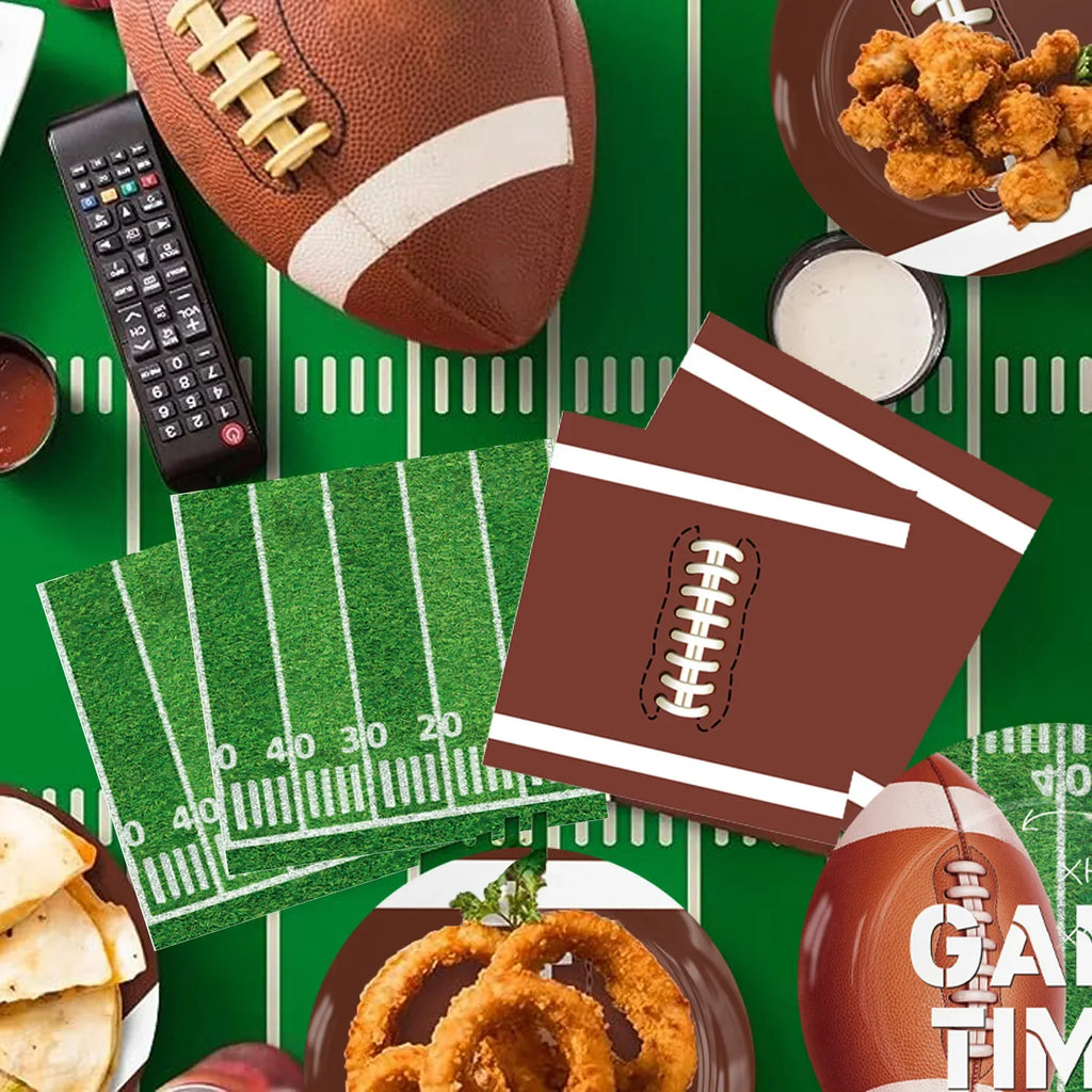 Super Bowl Rugby American Football Children's Birthday Party Paper Decoration Party Supplies Party Supplies Party Decorations - Big Tim's Magic Emporium