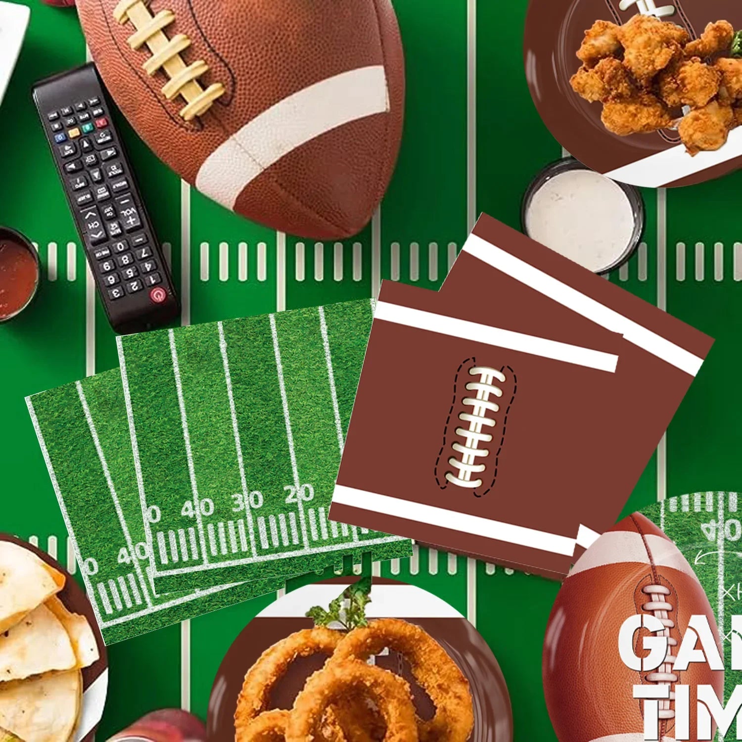 Super Bowl Rugby American Football Children's Birthday Party Paper Decoration Party Supplies Party Supplies Party Decorations - Big Tim's Magic Emporium