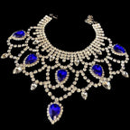 Rhinestone Water Drop Necklace