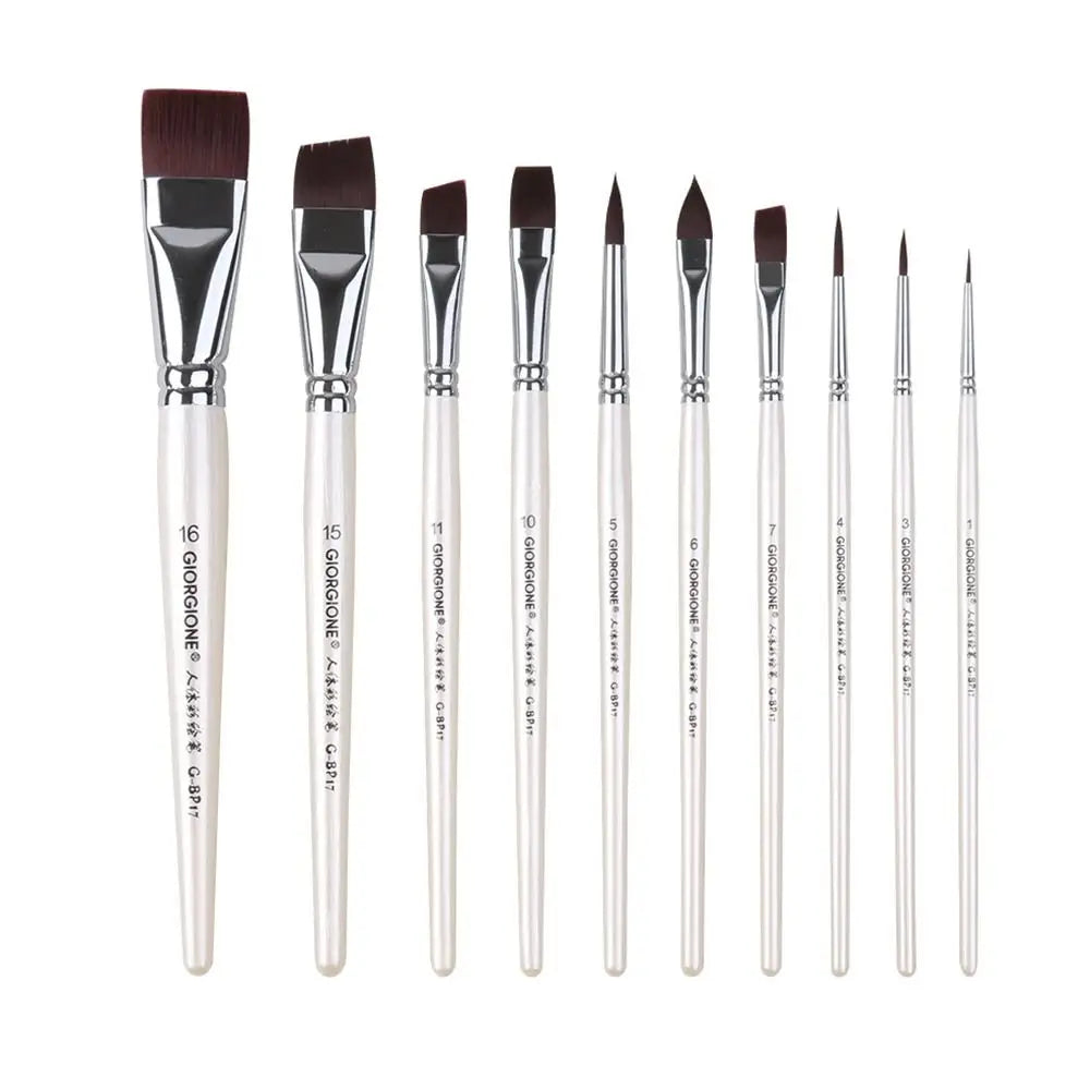 Body Pinting Face Body Art Paint Multifunctional Wooden Handle Drawing Art Pen with Storage Box Portable Oil Painting Brushes