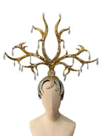 The Stardust Wings of Radiance – Deluxe Feathered Samba & Carnival Crown