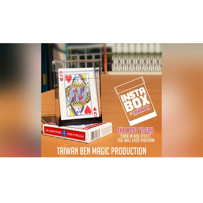 Magician's Instant Box by Taiwan Ben Professional Close-Up Magic Prop with Amazing Card Appearance Trick Visual Illusion Device - Big Tim's Magic Emporium