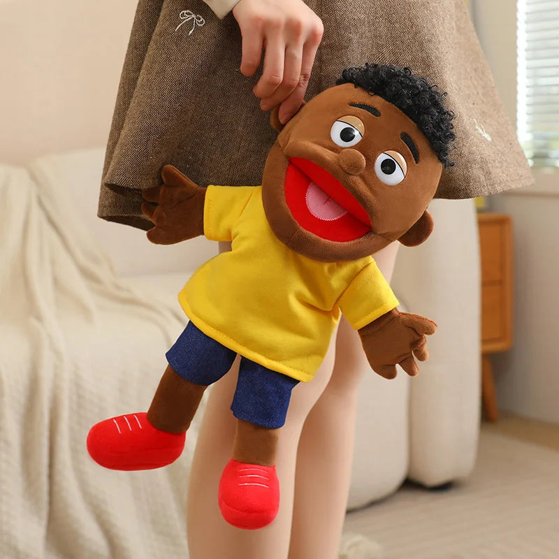 Family Hand Puppets – 38cm Plush Character Puppets for Storytelling & Role Play - Big Tim's Magic Emporium
