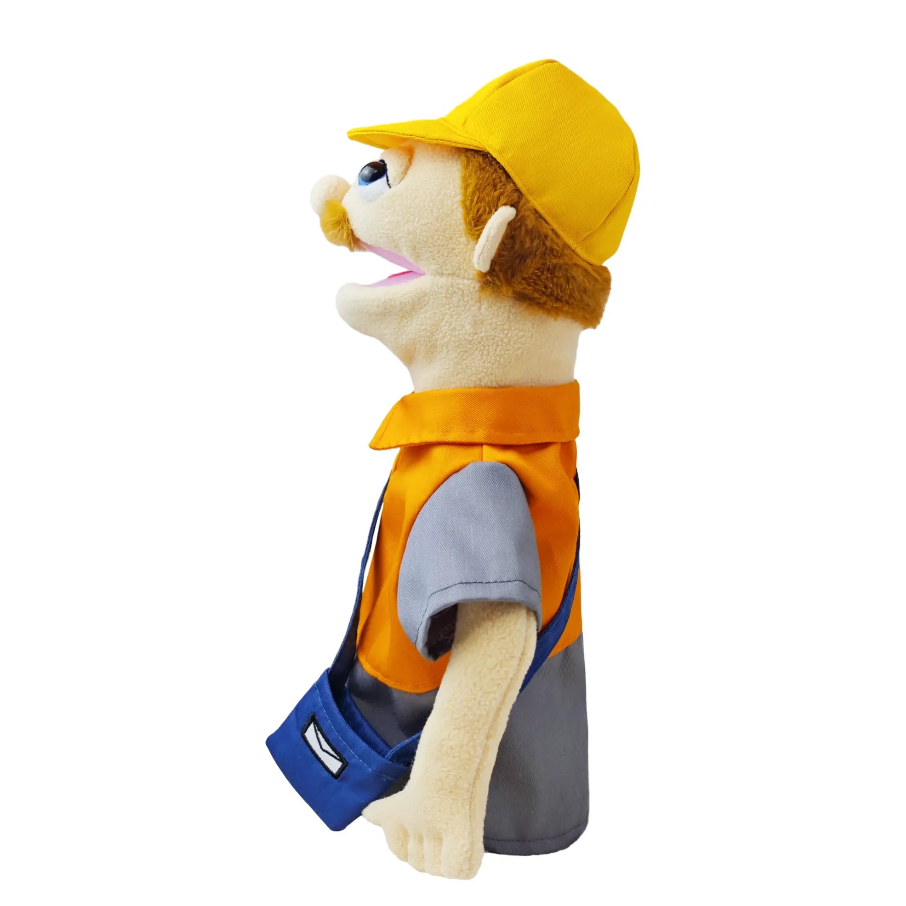 Cute Cartoon Profession Series Hand Puppet Plush Doctor Police Officer Nurse Teacher Job Puppet Ventriloquism Doll - Big Tim's Magic Emporium