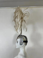 The Stardust Dionysia – Off-White Feather Carnival & Masque Ball Headdress