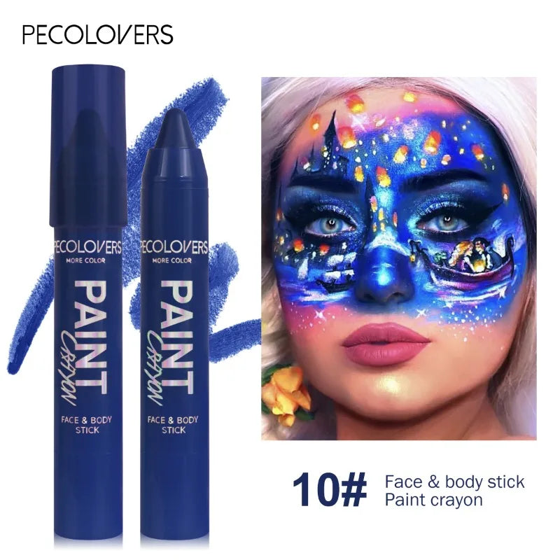 Multi-color Body Painted Makeup Pen, Face Paint, High Color Rendering, Waterproof and Sweat-proof Face Painting