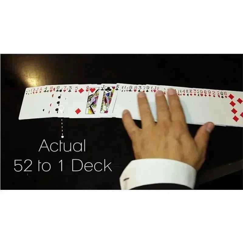 The 52 to 1 Deck  by Wayne Fox and David Penn Card Magic Tricks Props Illusions Fun Close up Gimmicks