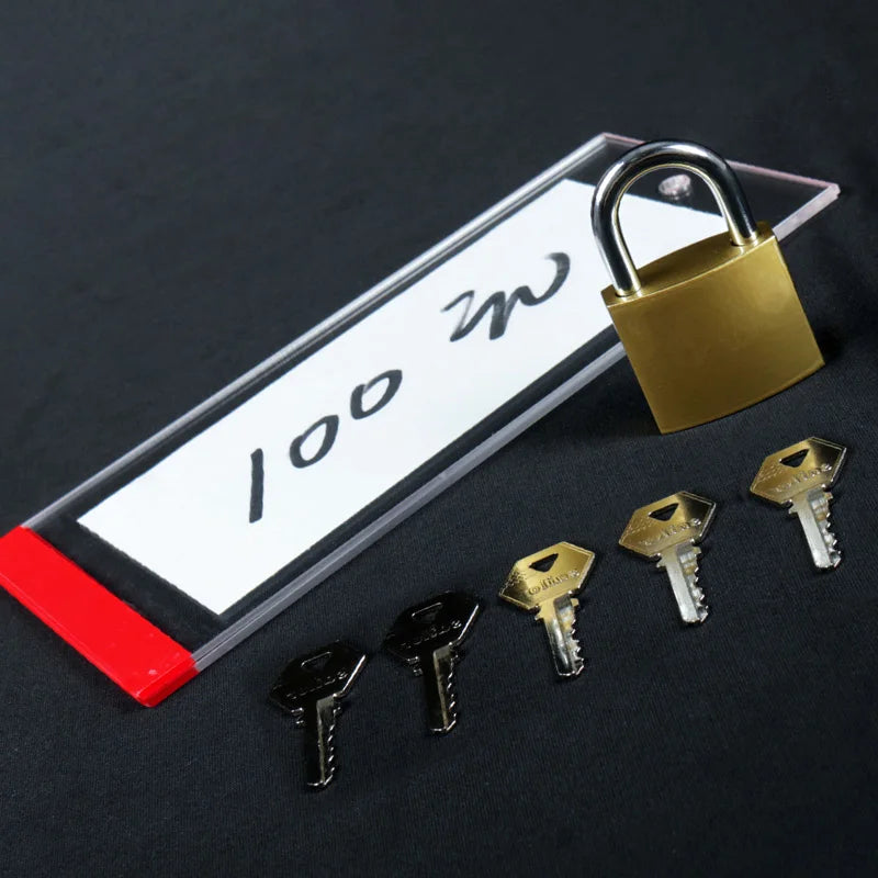 Russian Roulette Lock Prophecy Obedient Lock Interaction Street Illusion Magic Gimmick Visual Changing Tricks Prop for Performer - Big Tim's Magic Emporium