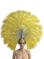 The Stardust Mirage – Premium Mohawk Feather Samba Carnival Headdress