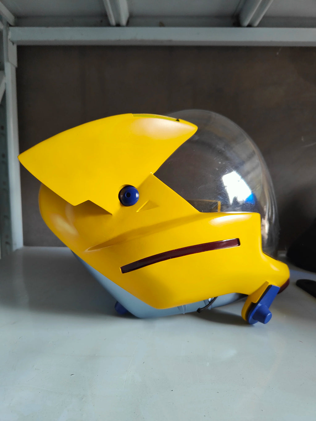 For Women Men Cos Masks Asuka Cos Langley Soryu Cosplay Helmet Anime Game Punk Makinami Illustrious Accessories Party Props Mask - Big Tim's Magic Emporium
