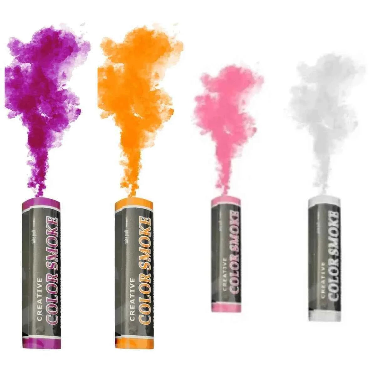 Multiple Pieces Colorful Handheld Smokes Stage Atmosphere Prop Studio Wedding Celebrations Party Supplies Decorations 8 Colors