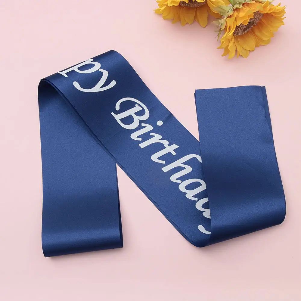 2025 Bachelor Gifts Party Decoration Happy Birthday Sash Party Favors Etiquette belt
