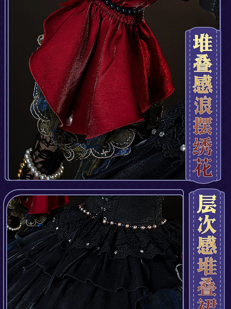 Mary‌ Cosplay Costume for Halloween Christmas Comic Exhibition Game Identity V Bloody Cute Woman S-XXL New Red Dress IN STOCK - Big Tim's Magic Emporium