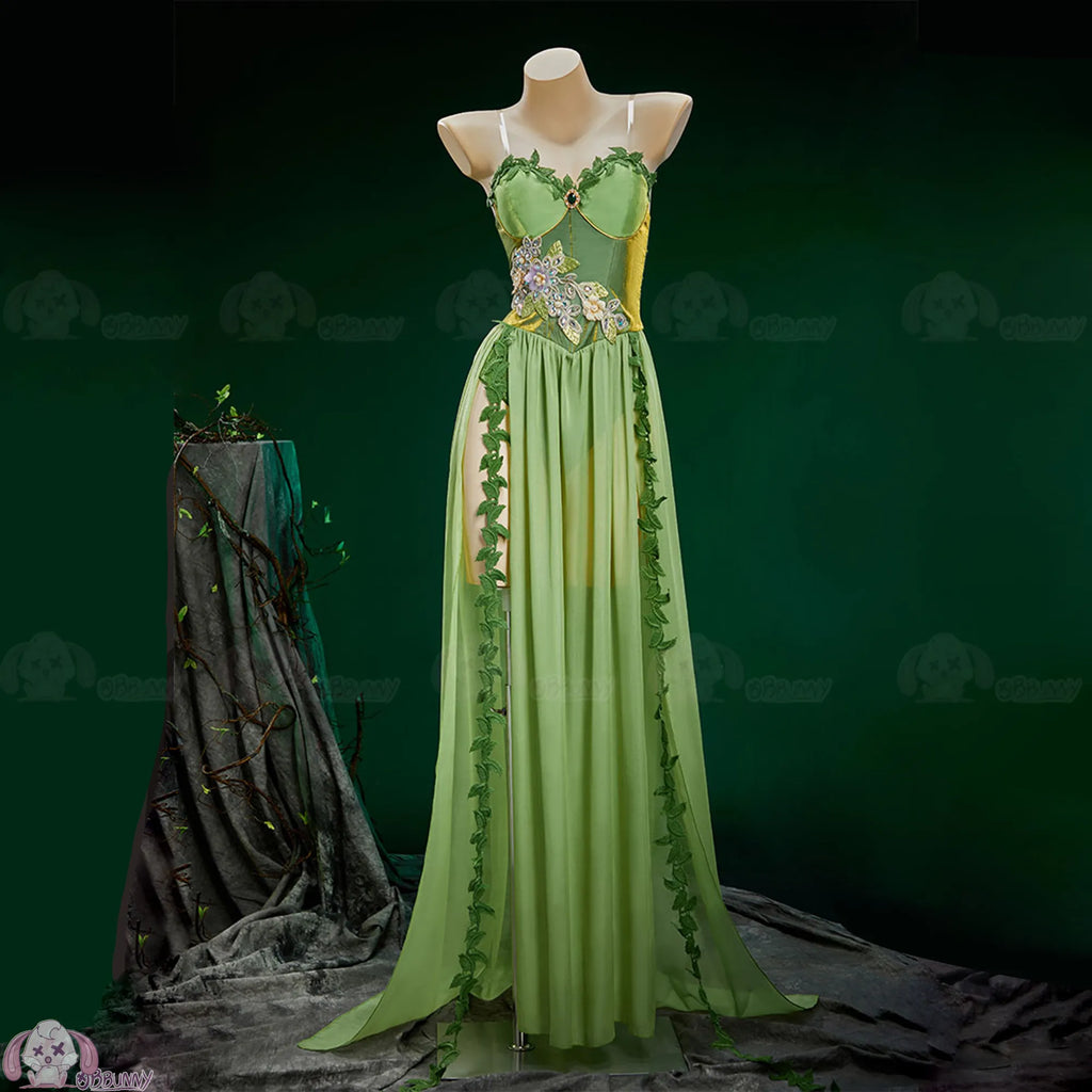 Anime Fairy Elves Cosplay Costume Women Sexy Sling Long Dress Medieval Queen Elf Dress Halloween Carnival Party Perform Clothes - Big Tim's Magic Emporium