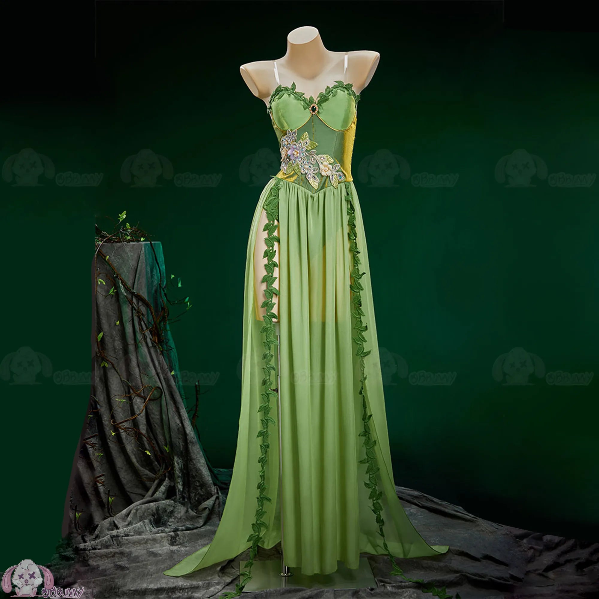 Anime Fairy Elves Cosplay Costume Women Sexy Sling Long Dress Medieval Queen Elf Dress Halloween Carnival Party Perform Clothes - Big Tim's Magic Emporium