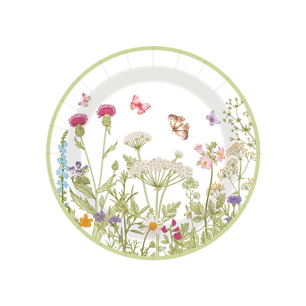 240pcs Spring Flowers Fresh Disposable Paper Tableware Wildflower Plate Birthday Party Decoration Party Supplies Party - Big Tim's Magic Emporium
