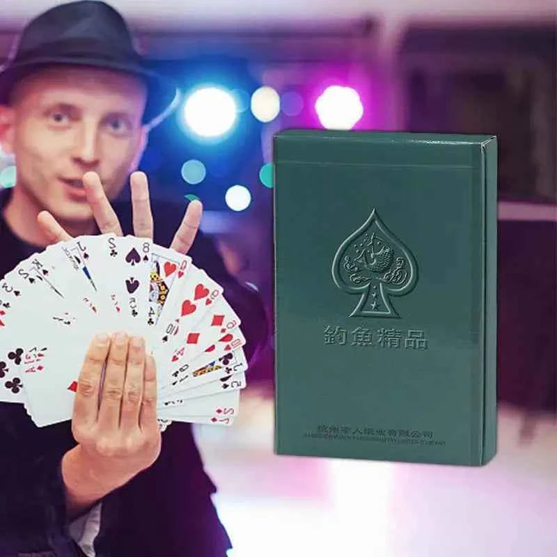 Magician Cards Deck Fishing Magic Playing Cards Great Novelty Gift Magic Playing Cards Props Stage Shows For Party Entertaining