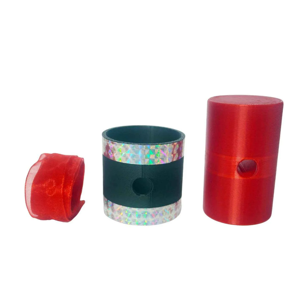 Cylinder Escape Magic Tricks Silk Passing Thru Tube Penetration Magia Close-up Street Party Show Illusions Gimmicks Comedy Props
