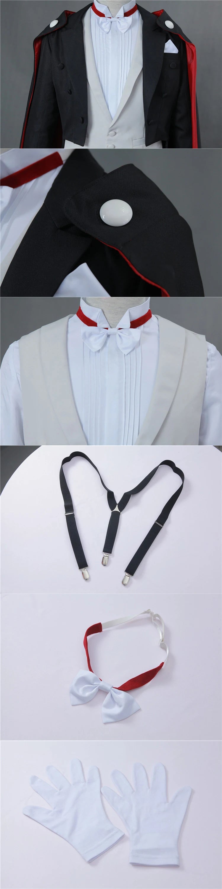Tuxedo Mask Mamoru Chiba Cosplay Costume | Sailor Moon Adult Full Outfit - Big Tim's Magic Emporium