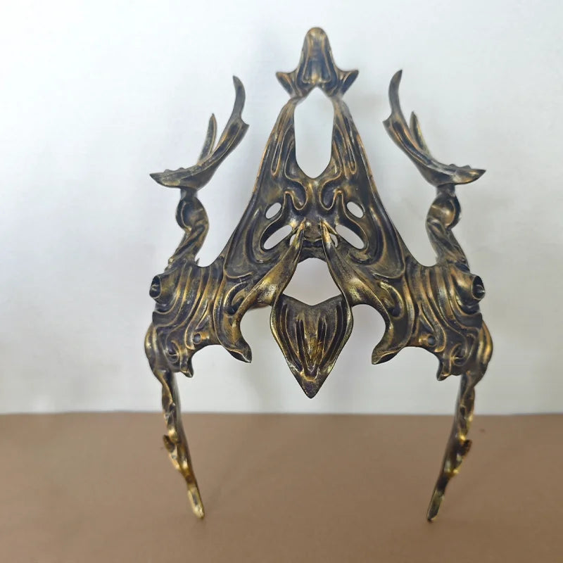 Vintage Resin Armor Mask | Ancient Warrior Helmet for Cosplay & Halloween - Big Tim's Magic Emporium