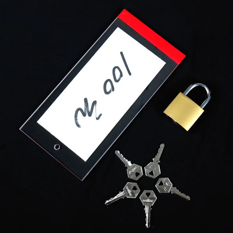 Russian Roulette Lock Prophecy Obedient Lock Interaction Street Illusion Magic Gimmick Visual Changing Tricks Prop for Performer - Big Tim's Magic Emporium