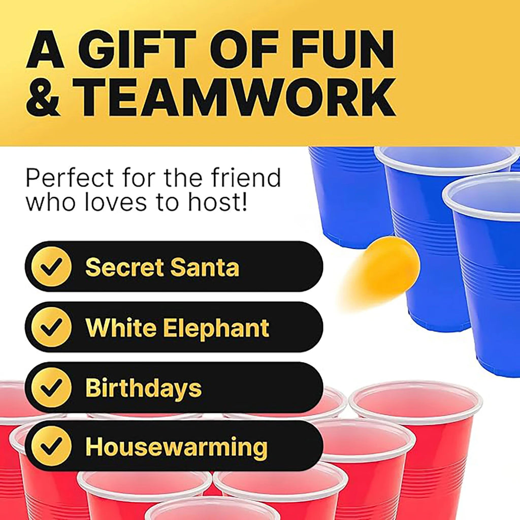 Beer Ping Pong Party Cup, Two Color Cup Adult Party Game, Desktop Interactive Party Game - Big Tim's Magic Emporium