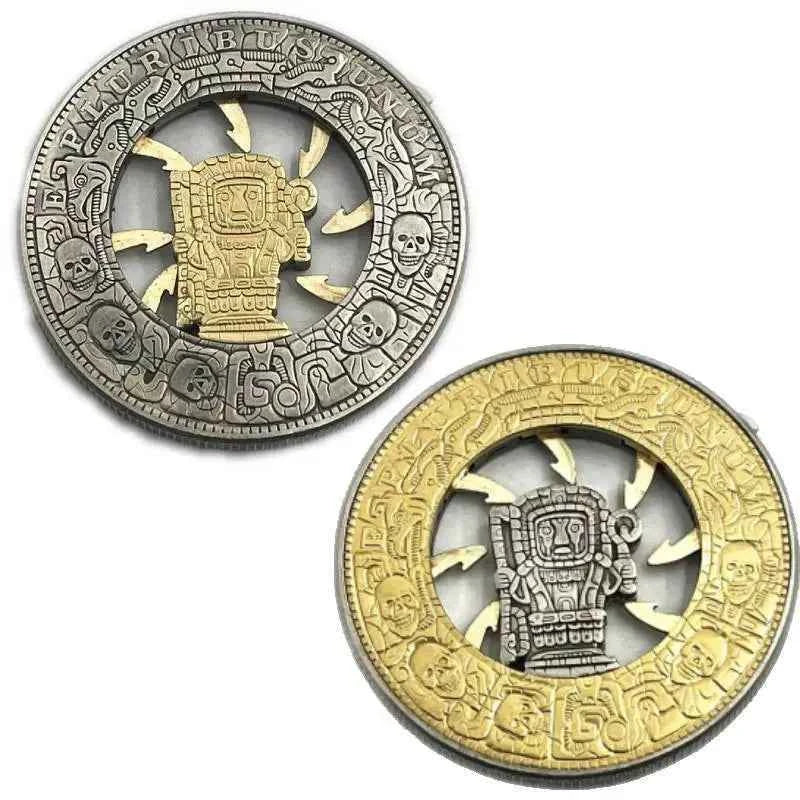 Movable Mechanism Coin Hobo Nickel 'Trap Coin' Morgan Dollar Roman Booteen Magic Coin Creative Gift