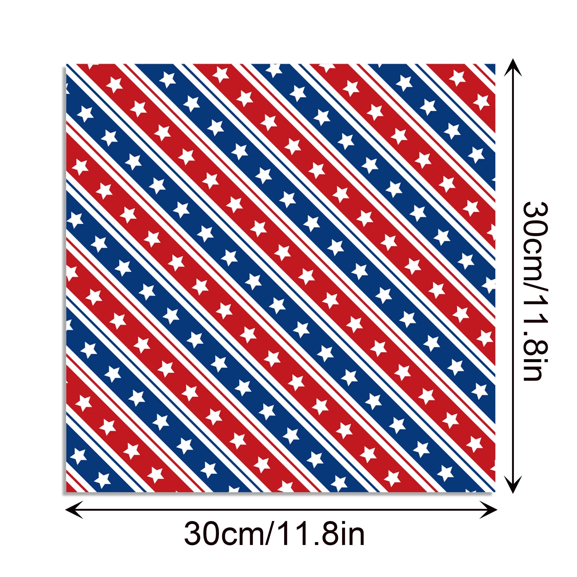 Blue USA July 4th Day Handbook Background DIY Scrapbook Paper and Washi Tape Material Background DIY Origami Decorative Paper
