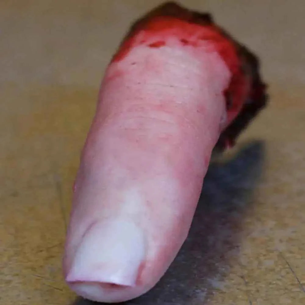Halloween Horror Bloody Finger Prank Prop Bloody Severed Finger Realistic bloody severed finger scary props scary Fake Finger