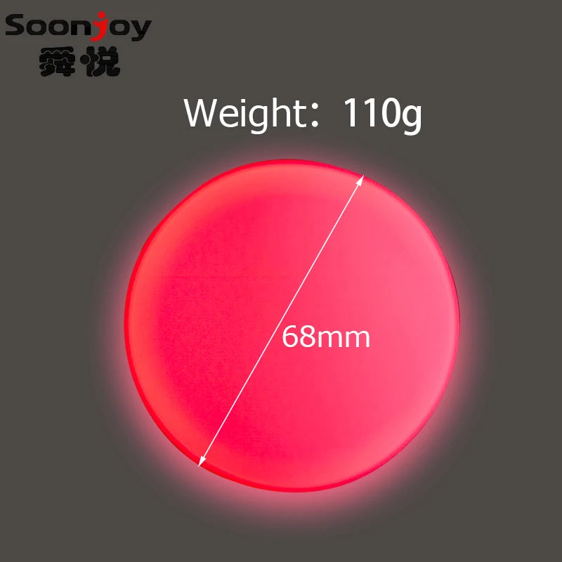 LED Juggling Balls Glow Balls USB Rechargeable Soft PVC Light up Ball （Set of 3）