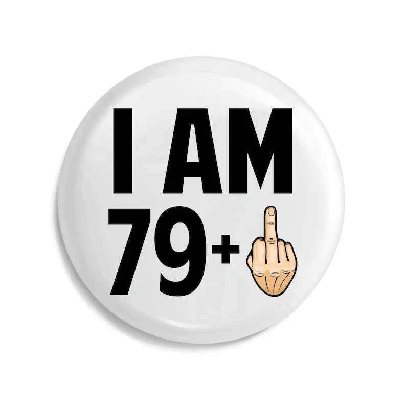 21st 30th 40th 50th 60th 70th 80th Birthday Button Pin Badge Happy Birthday Party Decoration Photo props present Gift keepsake