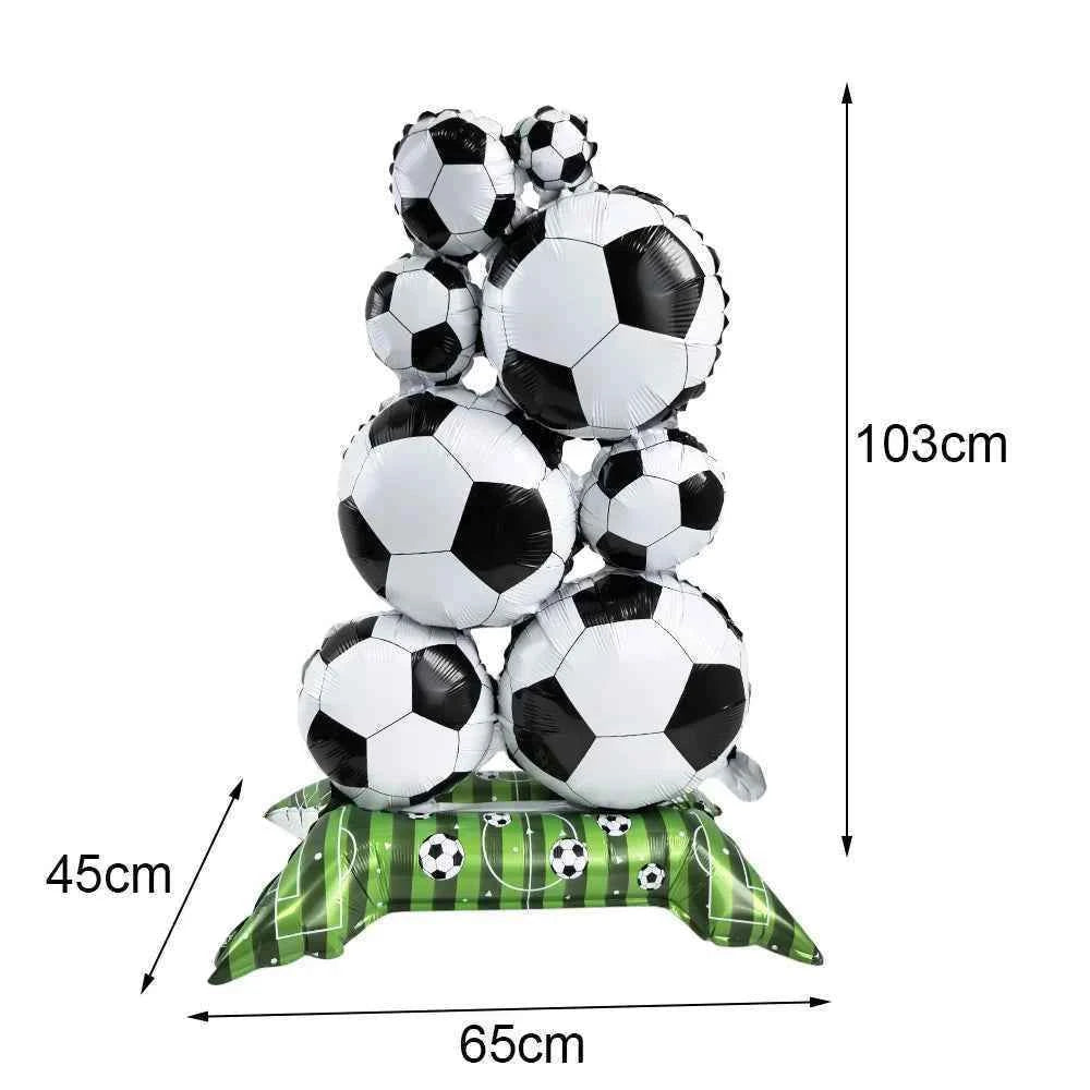 Soccer Party Decoration Balloons Soccer Balls Football Sneakers Trophy Foil Balloons for Birthday Sports Theme Party Supplies