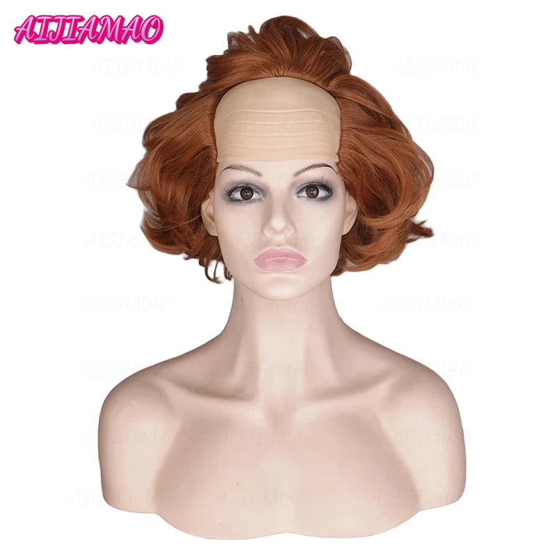 Movie Stephen King's It Pennywise Clown Joker Wig Cosplay The Clown Pennywise Short Synthetic Hair Halloween Role + Free Wig Cap - Big Tim's Magic Emporium