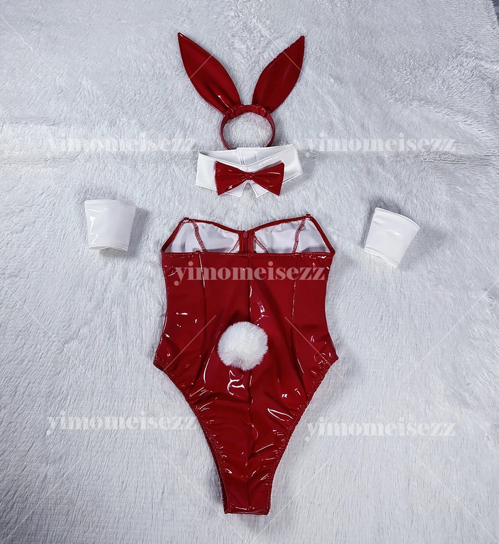 Customized Rabbit Girl Cosplay Costume | Anime Halloween Jumpsuit for Nightclub & Conventions - Big Tim's Magic Emporium