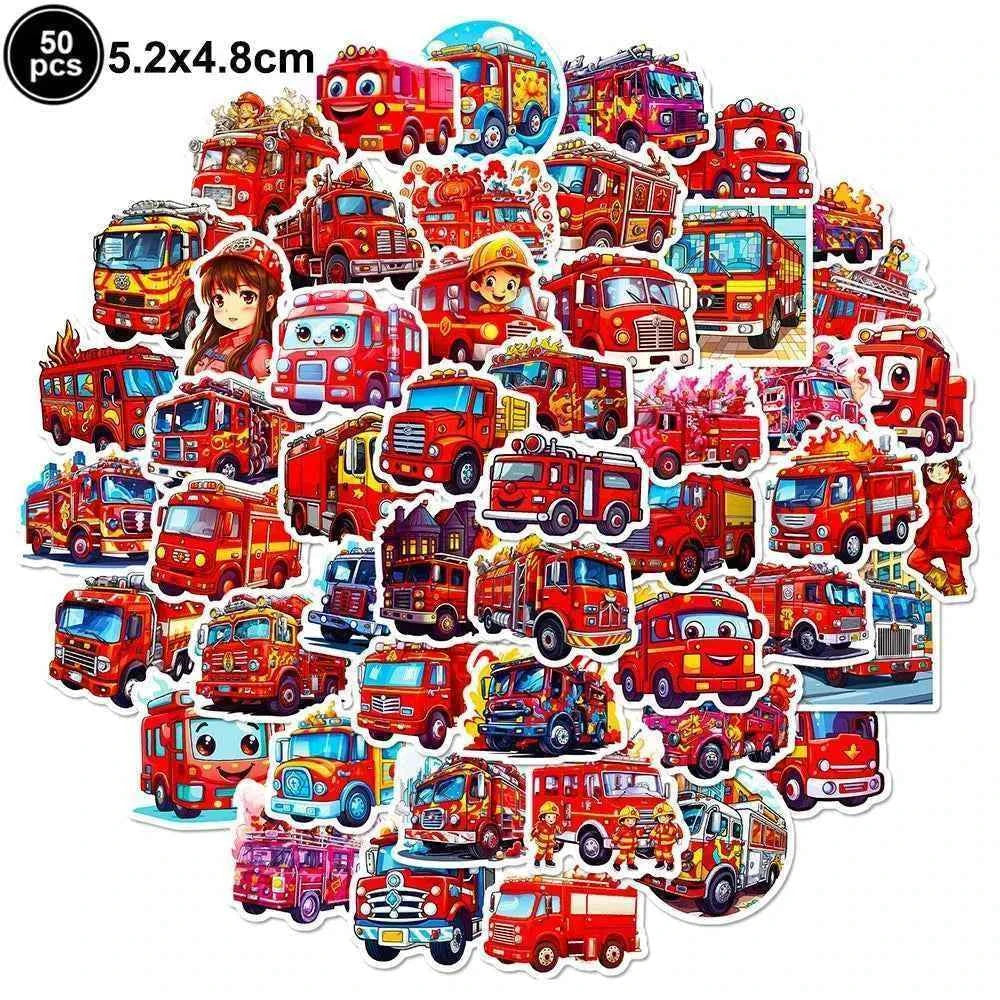 Fireman Birthday Party Supplies Firefighter Helmet Fire Hydrant Straws Cups with Lids Extinguisher Squirt Toys Fire Favors