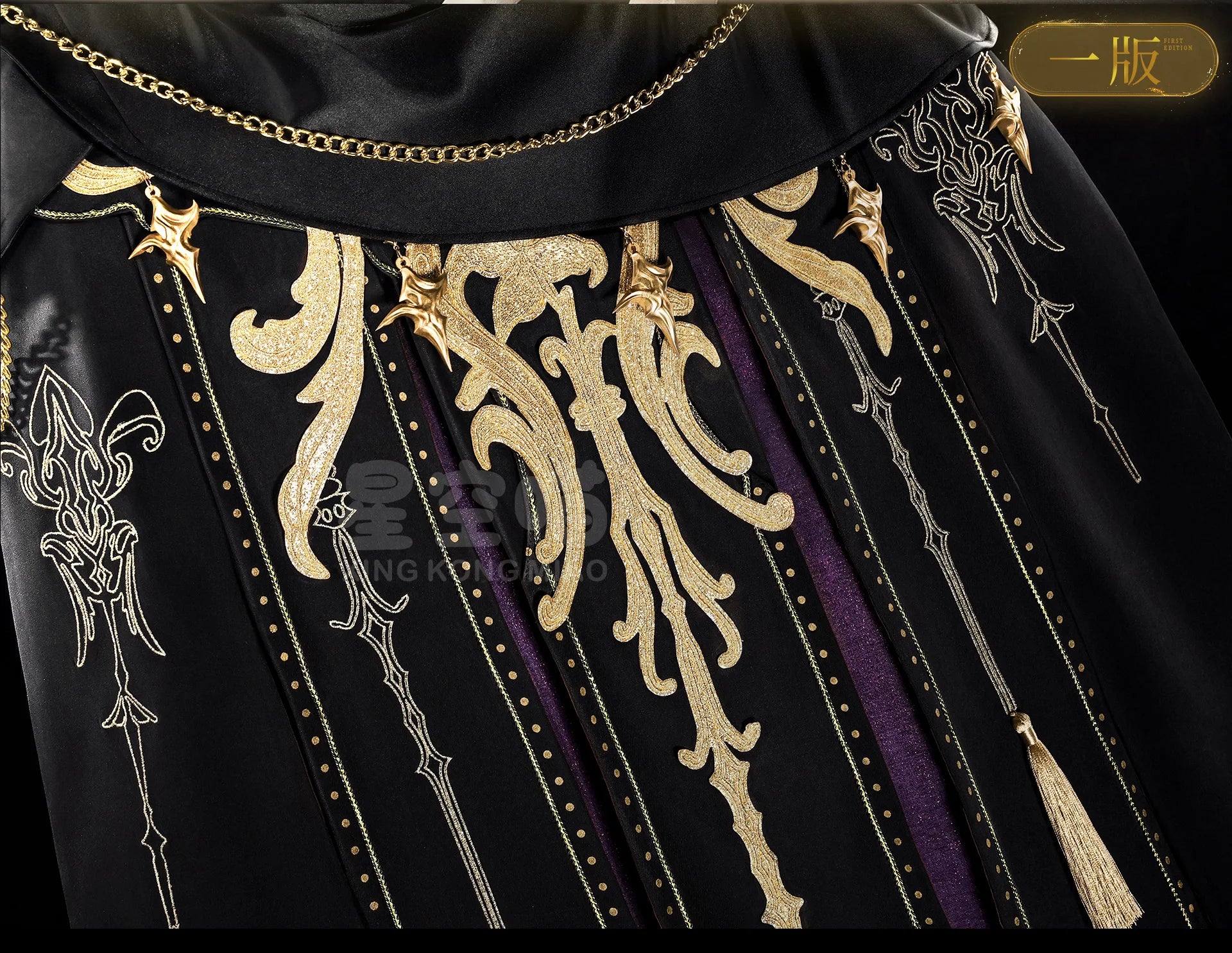 Love and Deepspace Xavier Rafayel Zayne Sylus Cosplay Costume The Dark Eclipse King Cloak Coat Prop Armor Crown Halloween Suit - Big Tim's Magic Emporium
