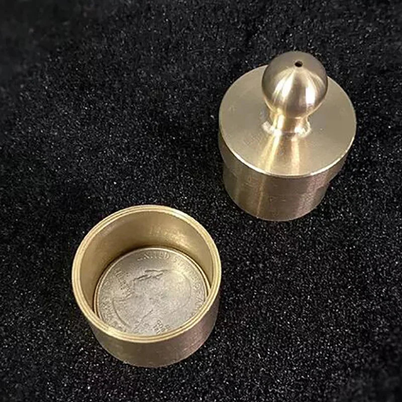 Coin Maker (Brass) Magic Tricks Steel Ball to Coins Appearing Magia Magician Close Up Illusions Gimmicks Props Mentalism Magica - Big Tim's Magic Emporium