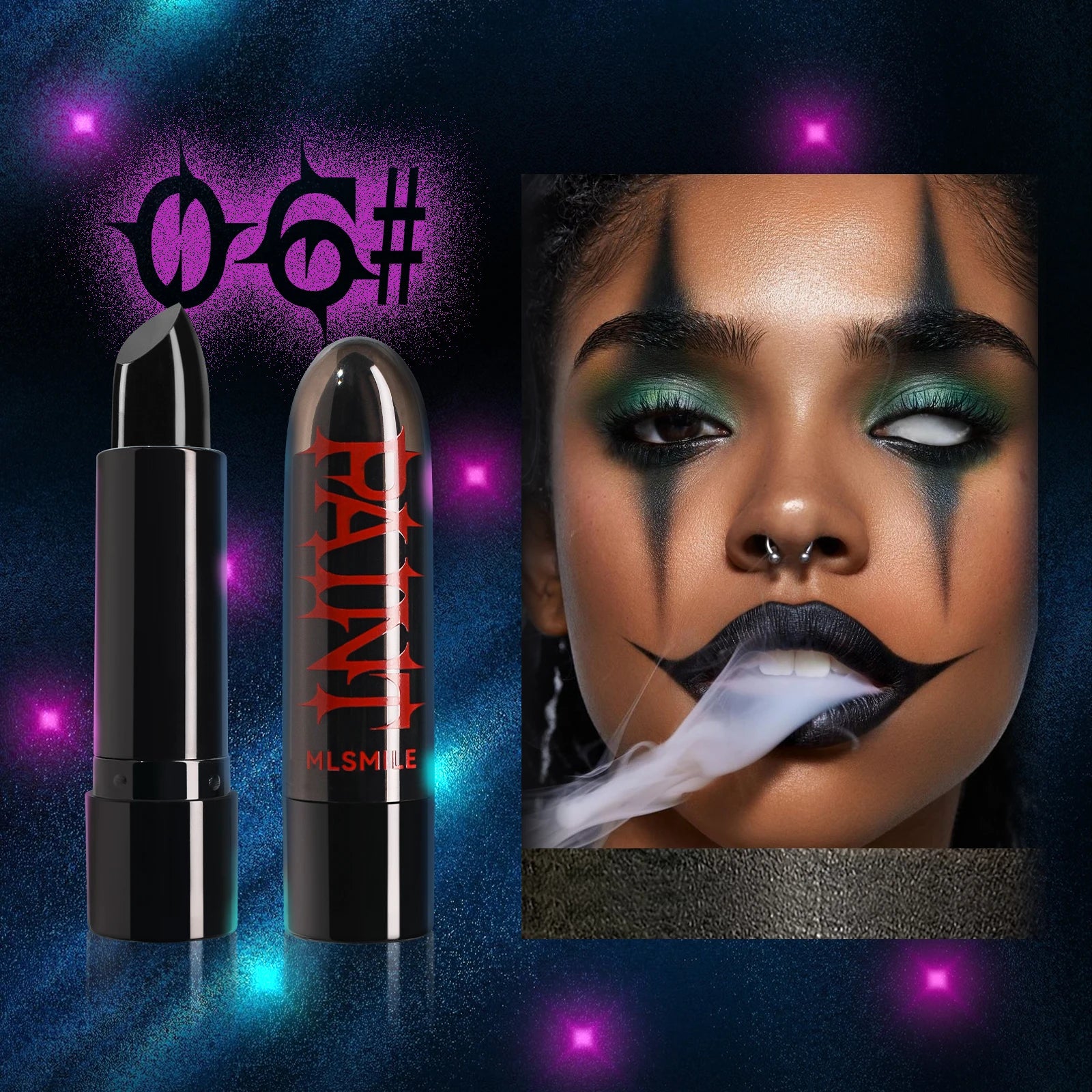 Halloween Face Body Painting Stick Cream Waterproof Light Neon Green Purple Pink Black White Paint Cream Party Art Makeup