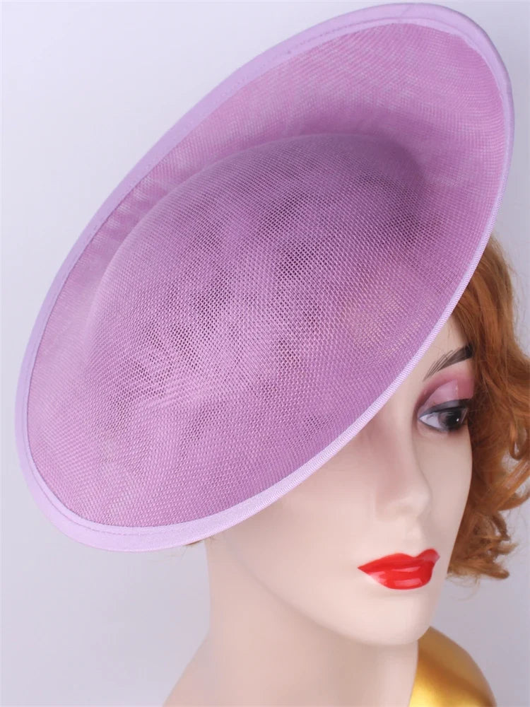 30cm Round Sinamay Fascinator Base DIY Millinery Headpiece Hat Making Blank