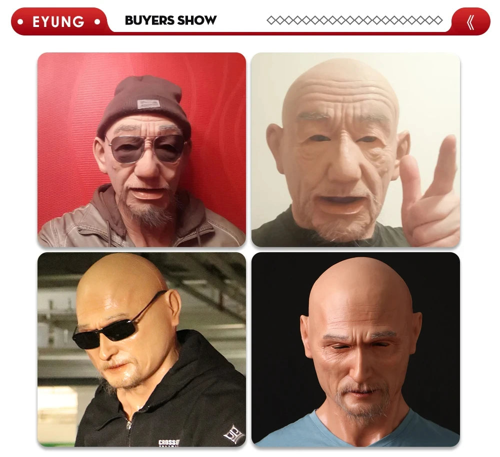 Crossdressing Soft Silicone Cosplay Costume Masks Props for Crossdresser Transvestite Halloween Men's silicone masks realistic - Big Tim's Magic Emporium