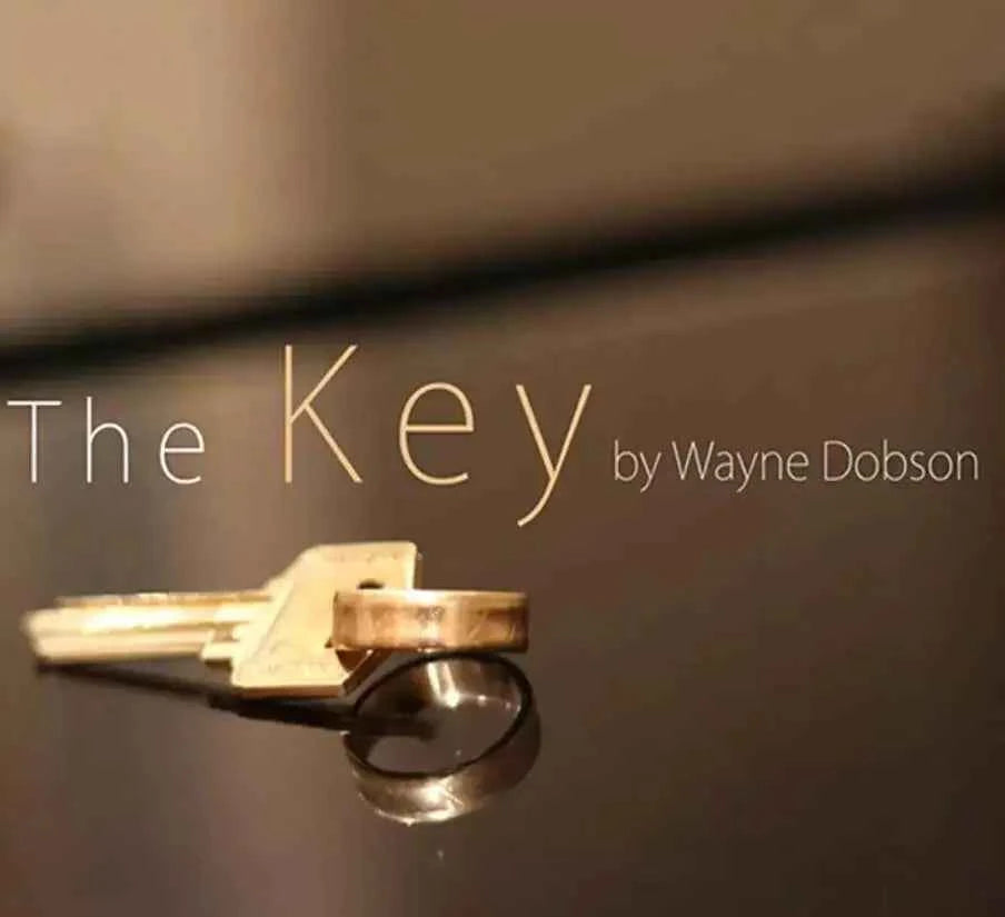 The Key by Wayne Dobson (Gimmick and Online Instruction) Magic Tricks Link Object Key Magie Close Up Accessories Prop Illusions