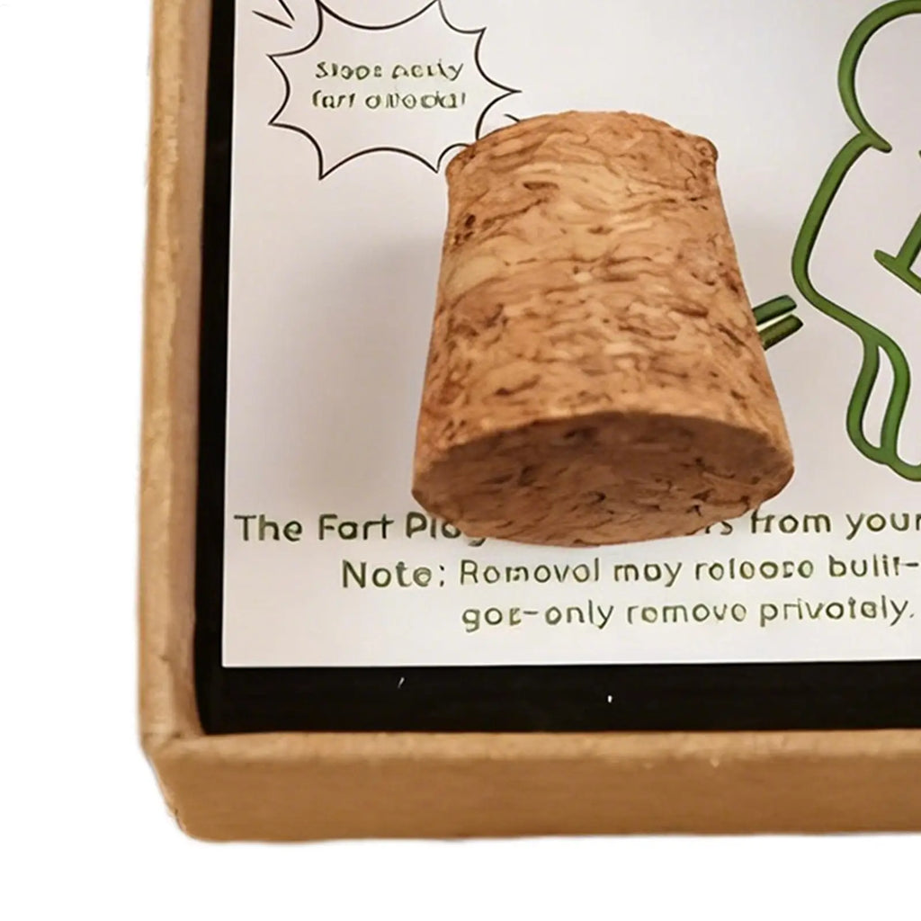 Prank Stuff Hilarious Fart Plug Toys with Card Prank Toys with Storage Box Cartoon-Designed with Humorous Quotes and Jokes