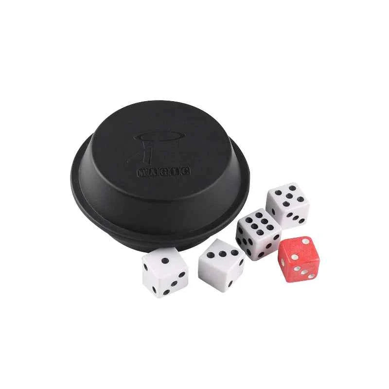 Super Flying Dice (Black Box) for party as beginners magical props for dice to fly magically interactive dice game magic tricks
